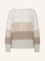 HEMISPHERE Cashmere sweater, Color: LIGHT GRAY/ ECRU/ CREAM (Image 1)
