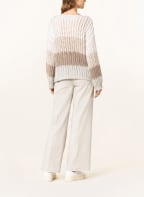 HEMISPHERE Cashmere sweater, Color: LIGHT GRAY/ ECRU/ CREAM (Image 1)