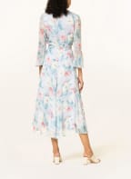 POLO RALPH LAUREN Wrap dress with 3/4 sleeves , Color: LIGHT BLUE/ LIGHT RED/ DARK GREEN (Image 1)