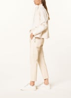 OAKWOOD Lederhose im Jogging-Stil, Farbe: CREME (Bild 1)