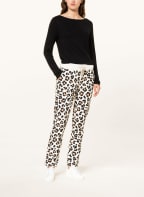 Juvia Sweatpants, Color: CREAM/ BEIGE/ BLACK (Image 1)