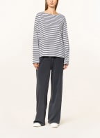 10DAYS Long sleeve shirt, Color: WHITE/ BLACK (Image 1)