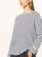 10DAYS Long sleeve shirt, Color: WHITE/ BLACK (Image 1)