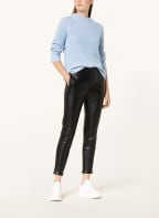 monari Hose in Lederoptik, Farbe: SCHWARZ (Bild 1)