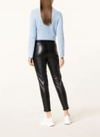 monari Hose in Lederoptik, Farbe: SCHWARZ (Bild 1)