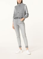 monari Destroyed jeans with beading and decorative gems, Color: 880 platin (Image 1)