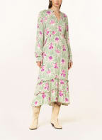 FABIENNE CHAPOT Kleid MARILOU mit Rüschen, Farbe: HELLGRÜN/ CREME/ ROSA (Bild 1)