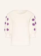 FABIENNE CHAPOT Pullover ROBERTA mit 3/4-Arm, Farbe: HELLGELB/ LILA (Bild 1)
