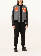 Off-White Blouson im Materialmix, Farbe: SCHWARZ/ GRAU (Bild 1)