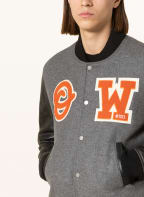 Off-White Blouson im Materialmix, Farbe: SCHWARZ/ GRAU (Bild 1)