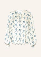 Marc O'Polo Shirt blouse , Color: ECRU/ BLUE/ DARK BROWN (Image 1)