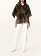 BENEDETTA NOVI Lammfell-Jacke SANDRAS zum Wenden , Farbe: OLIV (Bild 1)