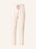 STROKESMAN'S Corduroy trousers LEO in jogger style slim fit , Color: ECRU (Image 1)