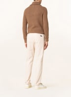 STROKESMAN'S Corduroy trousers LEO in jogger style slim fit , Color: ECRU (Image 1)