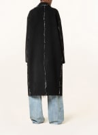BALENCIAGA Oversized-Wollmantel, Farbe: SCHWARZ/ WEISS (Bild 1)