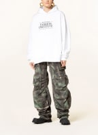 BALENCIAGA Oversized-Hoodie, Farbe: WEISS/ SCHWARZ (Bild 1)