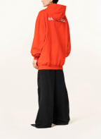 BALENCIAGA Oversized-Hoodie, Farbe: ROT/ WEISS (Bild 1)