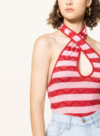 MUSIER PARIS Stricktop SIO, Farbe: ROSA/ ROT (Bild 1)