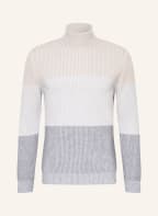 eleventy Rollkragenpullover aus Cashmere, Farbe: HELLGRAU/ GRAU/ CREME (Bild 1)