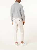 eleventy Spodnie garniturowe w stylu dresowym Extra Slim Fit, Kolor: ECRU (Obrazek 1)