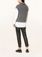 MRS & HUGS Cashmere-Pullunder, Farbe: GRAU (Bild 1)