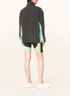 7 DAYS ACTIVE Fleece-Troyer REC, Farbe: DUNKELGRAU/ HELLGRÜN/ WEISS (Bild 1)