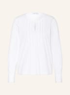 LOUIS and MIA Longsleeve mit Schmucksteinen und Rüschen, Farbe: WEISS (Bild 1)