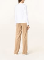 LOUIS and MIA Longsleeve mit Schmucksteinen und Rüschen, Farbe: WEISS (Bild 1)