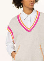 Grace Sweat-Pullunder, Farbe: PINK/ ORANGE/ BEIGE (Bild 1)