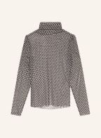 rich&royal Longsleeve aus Mesh, Farbe: SCHWARZ/ ECRU (Bild 1)