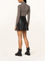 rich&royal Longsleeve aus Mesh, Farbe: SCHWARZ/ ECRU (Bild 1)