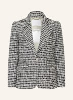 rich&royal Bouclé-Blazer mit Glitzergarn, Farbe: WEISS/ SCHWARZ (Bild 1)