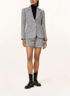 rich&royal Bouclé-Blazer mit Glitzergarn, Farbe: WEISS/ SCHWARZ (Bild 1)
