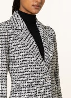rich&royal Bouclé-Blazer mit Glitzergarn, Farbe: WEISS/ SCHWARZ (Bild 1)