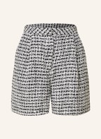 rich&royal Bouclé-Shorts, Farbe: WEISS/ SCHWARZ (Bild 1)