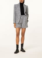 rich&royal Bouclé-Shorts, Farbe: WEISS/ SCHWARZ (Bild 1)
