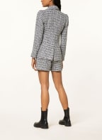 rich&royal Bouclé-Shorts, Farbe: WEISS/ SCHWARZ (Bild 1)