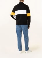 POLO RALPH LAUREN Sweatjacke , Farbe: SCHWARZ/ WEISS/ DUNKELGELB (Bild 1)