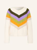 rich&royal Pullover, Farbe: CREME/ HELLGRÜN/ ORANGE (Bild 1)