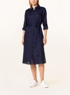 HOBBS Hemdblusenkleid LINDEN aus Leinen, Farbe: DUNKELBLAU (Bild 1)