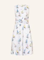 HOBBS Leinenkleid, Farbe: WEISS/ HELLBLAU/ HELLROSA (Bild 1)