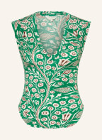 TED BAKER Top CAECILA, Farbe: GRÜN/ WEISS/ DUNKELBRAUN (Bild 1)