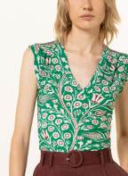 TED BAKER Top CAECILA, Farbe: GRÜN/ WEISS/ DUNKELBRAUN (Bild 1)