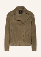 TED BAKER Lederjacke LOUIEY, Farbe: OLIV (Bild 1)
