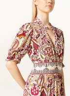 ba&sh Kleid ZAEL , Farbe: FUCHSIA/ DUNKELROT/ ECRU (Bild 1)