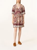 ba&sh Kleid ZELDA, Farbe: ECRU/ FUCHSIA/ DUNKELROT (Bild 1)