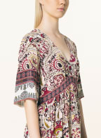 ba&sh Kleid ZELDA, Farbe: ECRU/ FUCHSIA/ DUNKELROT (Bild 1)