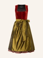 KINGA MATHE Dirndl LOS ANGELES, Farbe: DUNKELROT/ DUNKELGRÜN/ HELLROT (Bild 1)