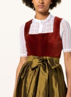 KINGA MATHE Dirndl LOS ANGELES, Farbe: DUNKELROT/ DUNKELGRÜN/ HELLROT (Bild 1)