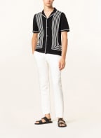 REISS Resorthemd PURDY Regular Fit aus Strick, Farbe: SCHWARZ/ WEISS (Bild 1)